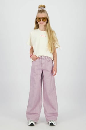 T-shirt lichtgeel