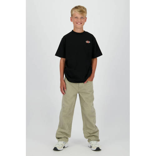 Raizzed T-shirt met backprint zwart Jongens Katoen Ronde hals Backprint - maat 140 afbeelding