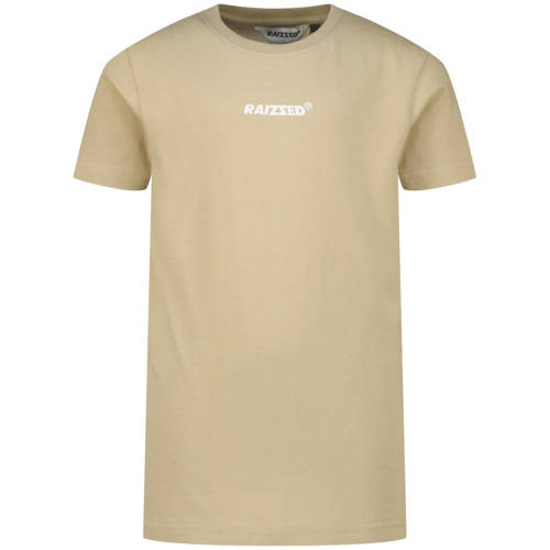 Raizzed T-shirt zand Beige Jongens Katoen Ronde hals Tekst - maat 152 afbeelding