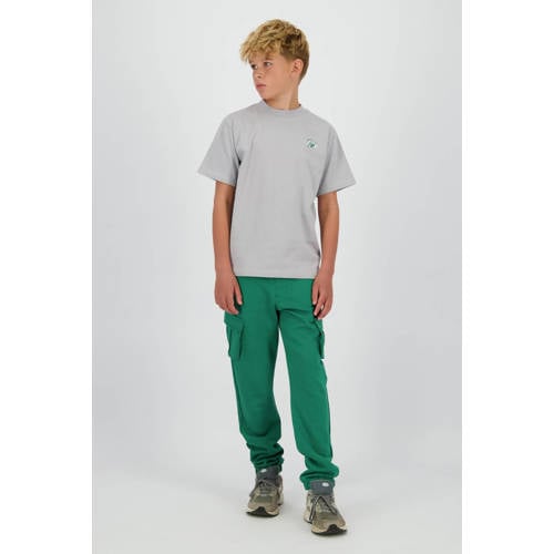 Raizzed T-shirt met backprint grijs Jongens Katoen Ronde hals Backprint - maat 152 afbeelding