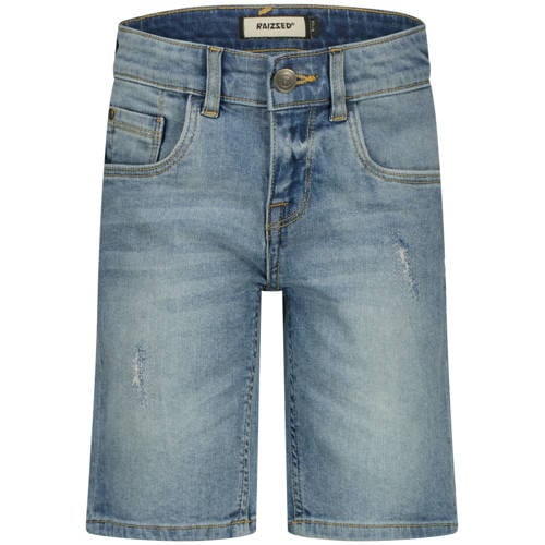 Raizzed regular waist short light blue denim Korte broek Blauw Effen - maat 134 afbeelding