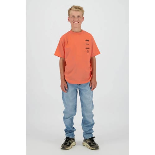 Raizzed Denver straight leg jeans light blue denim Blauw Effen - maat 116 afbeelding