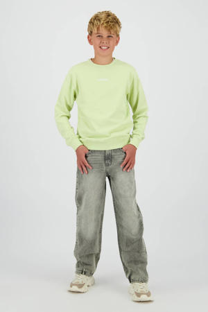 sweater limegroen