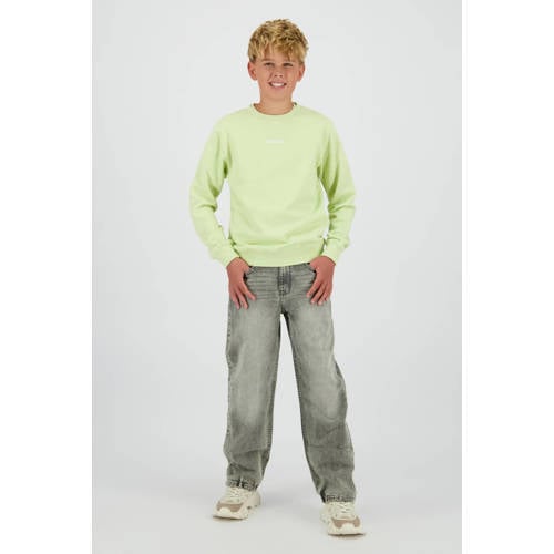 Raizzed sweater limegroen Tekst - maat 176 | Sweater van Raizzed afbeelding