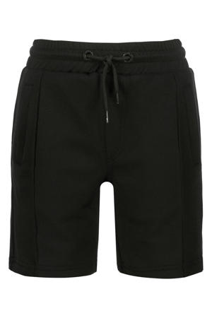 relaxed regular waist sweatshort zwart