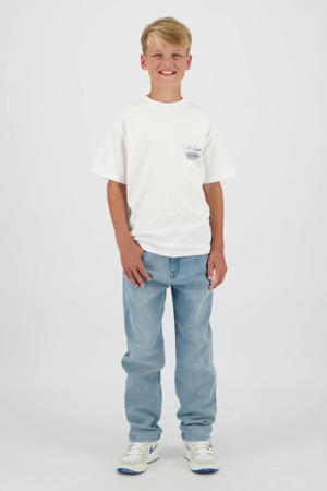 loose fit jeans light blue denim