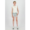 Raizzed regular waist short light blue denim