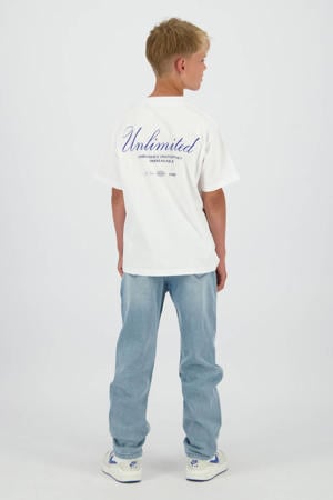 T-shirt met backprint wit