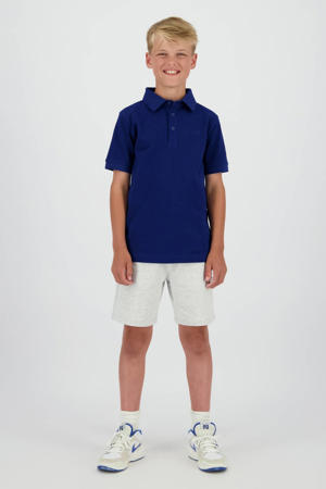 pique polo donkerblauw