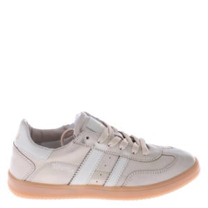 leren sneakers beige