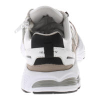 thumbnail: Hip leren sneakers wit/beige/grijs