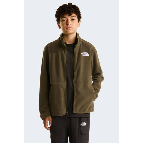 The North Face fleece vest Glacier taupe Outdoor vest Bruin Effen - maat 146/152 afbeelding
