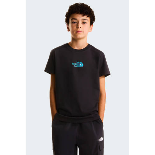 The North Face T-shirt Liquid Logo zwart Jongens/Meisjes Katoen Ronde hals - maat 170/176 afbeelding