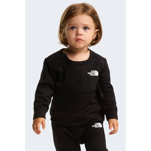 The North Face fleece joggingpak zwart Sweater Effen - maat 92/98 afbeelding