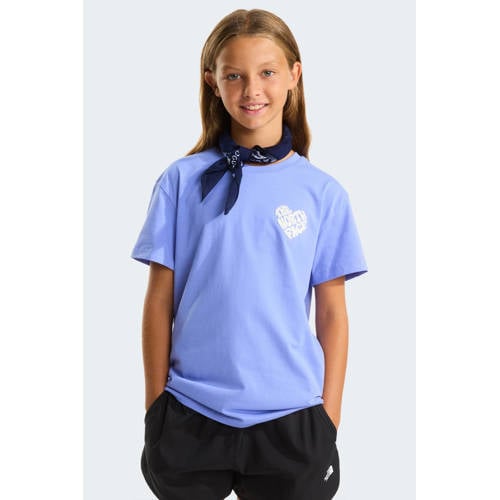 The North Face T-shirt Brand Proud paars Meisjes Katoen Ronde hals Printopdruk - maat 158/164 afbeelding