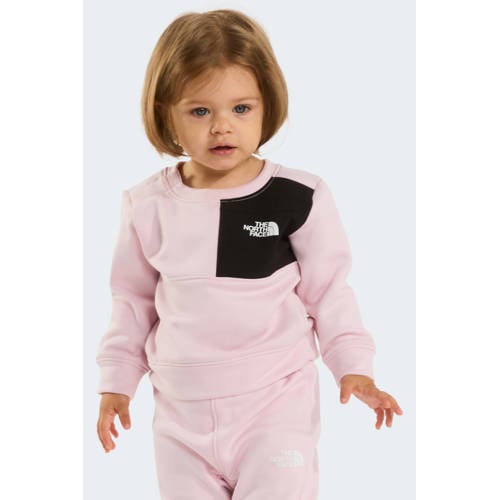 The North Face fleece joggingpak roze Sweater Effen - maat 92/98 afbeelding