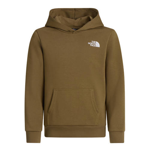 The North Face hoodie Simple Dome olijfgroen Sweater Jongens/Meisjes Katoen Capuchon - maat 170/176 afbeelding