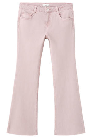 flared jeans lichtroze