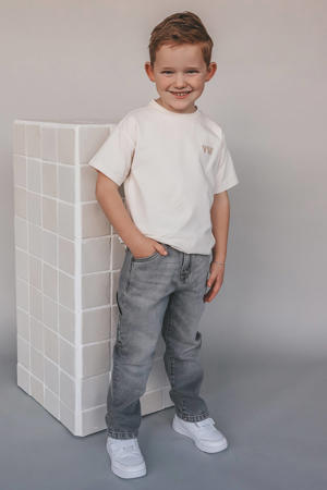 straight leg jeans grey denim
