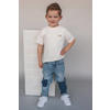 Your Wishes tapered jeans medium blue denim
