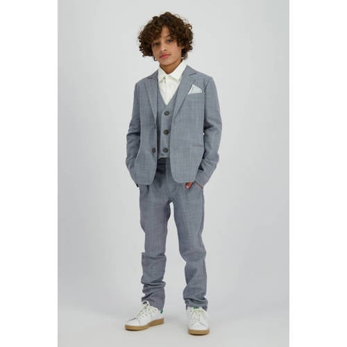 Vingino Regular pantalon grijsblauw Broek Jongens Polyester Effen - maat 152 afbeelding