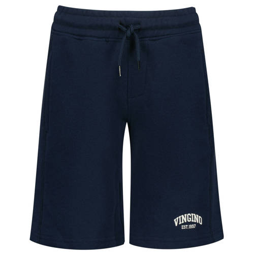 Vingino relaxed sweatshort donkerblauw Korte broek Logo - maat 116 afbeelding