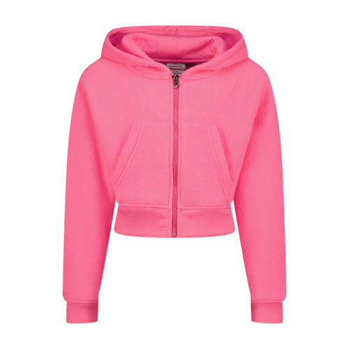 Vingino sweatvest roze Effen - maat 116 | Vest van Vingino afbeelding