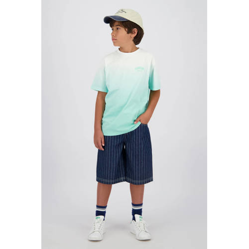Vingino T-shirt mintgroen Jongens Katoen Ronde hals Dip-dye - maat 176 afbeelding