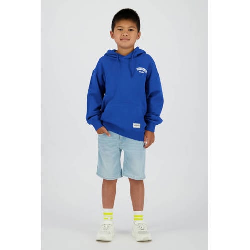 Vingino hoodie blauw Sweater Printopdruk - maat 140 afbeelding