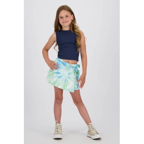 Vingino T-shirt donkerblauw Meisjes Katoen Ronde hals Effen - maat 116 afbeelding