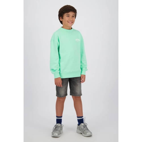 Vingino sweater turquoise Blauw Printopdruk - maat 104 afbeelding
