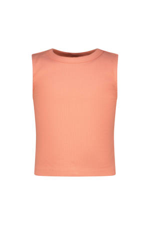 mouwloze top oranje