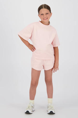 T-shirt met backprint lichtroze