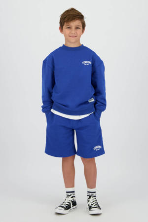 loose sweatshort blauw