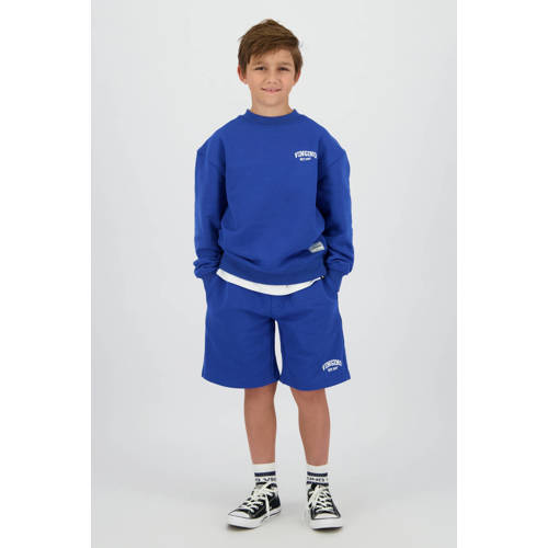 Vingino loose sweatshort blauw Korte broek Logo - maat 128 afbeelding