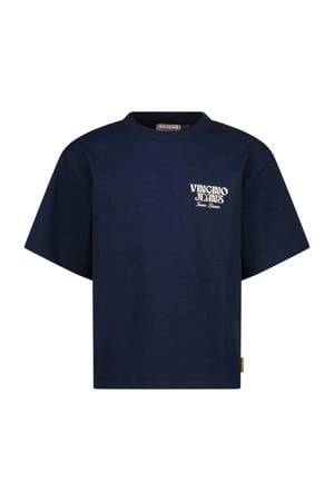 T-shirt donkerblauw