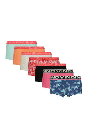 short - roze/multicolor (set van 7)
