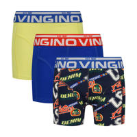 thumbnail: Vingino boxershort - blauw/geel/multicolor (set van 3)