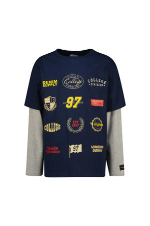 longsleeve donkerblauw