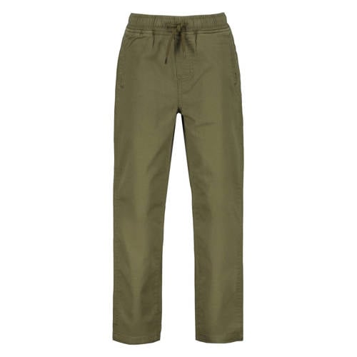 Vingino loose fit jeans baggy jeans groen Jongens Katoen Effen - maat 116 afbeelding