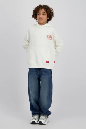 sweater met backprint wit