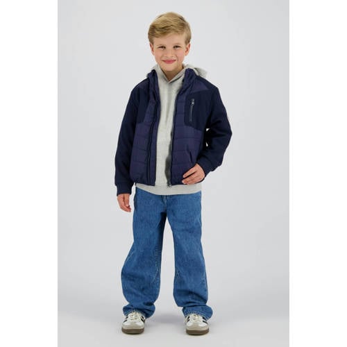 Vingino zomerjas donkerblauw Jongens Polyester Opstaande kraag Effen