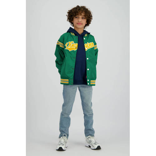 Vingino bomberjack groen Jas Jongens Polyester Ronde hals Logo