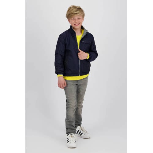 Vingino reversible jas donkerblauw Jongens Polyester Opstaande kraag Effen - maat 116 afbeelding