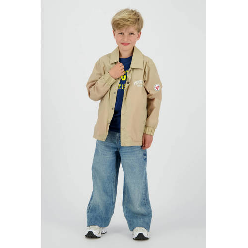 Vingino zomerjas zand Beige Jongens Nylon Klassieke kraag Effen