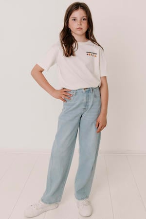 T-shirt met backprint wit