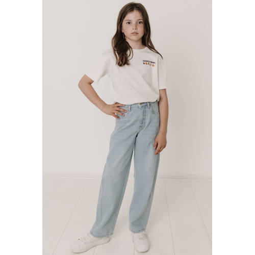 Frankie&Liberty T-shirt met backprint wit Meisjes Katoen Ronde hals Backprint - maat 152 afbeelding