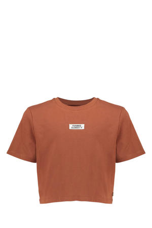 T-shirt donkerbruin