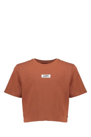 T-shirt donkerbruin
