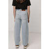 Frankie&Liberty low waist barrel jeans light blue denim